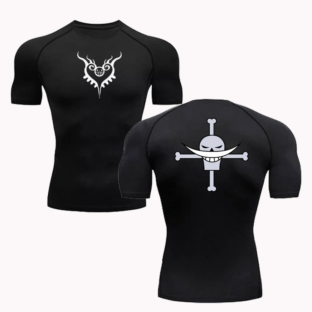 T Shirt Tight Fit - Yaz Erkekler Güneş koruyucu Giyim Anime