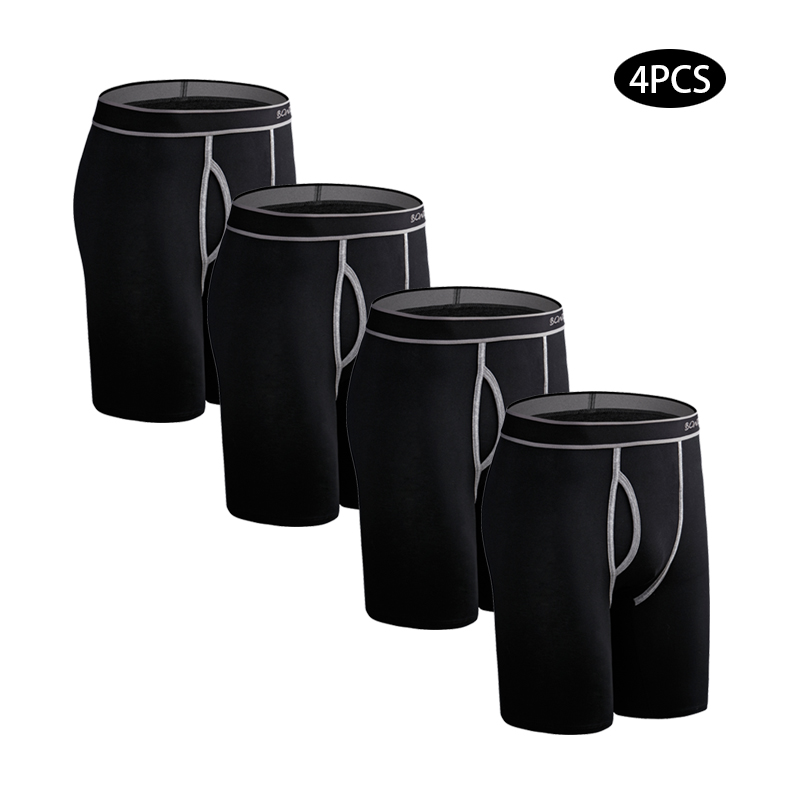 Boxer Shorts Modal - 4 adet uzun pamuklu iç çamaşırı