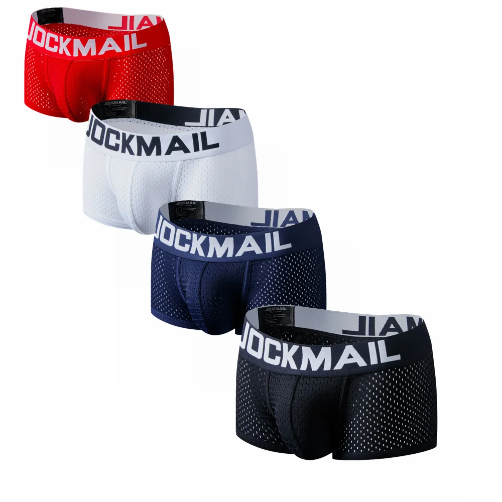 Multi Pack Underwear - JOCKMAIL 4 adet/grup boxer erkek Örgü
