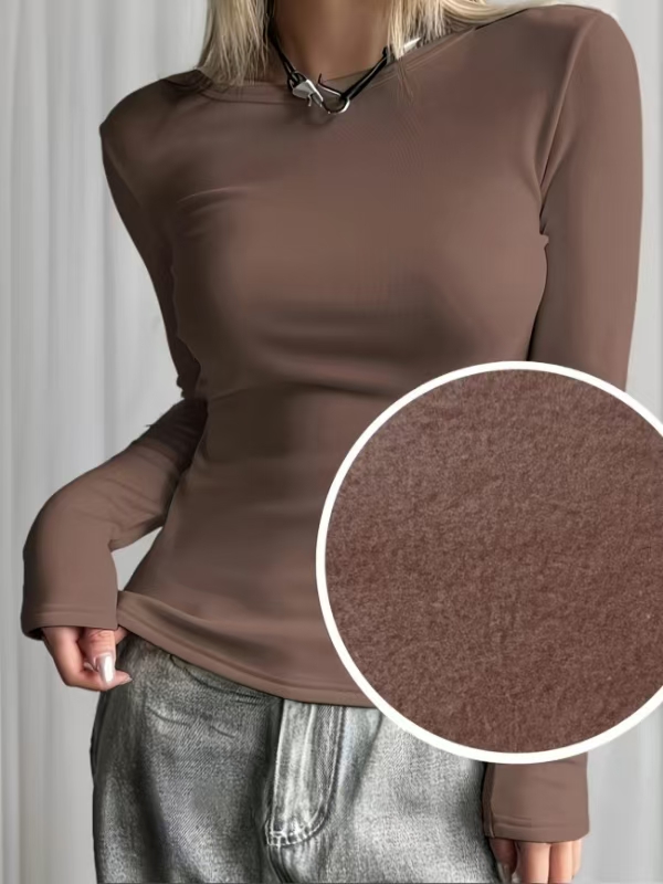 Base Layer Top - Kadın Polar Astarlı Alt Katman Gömlek