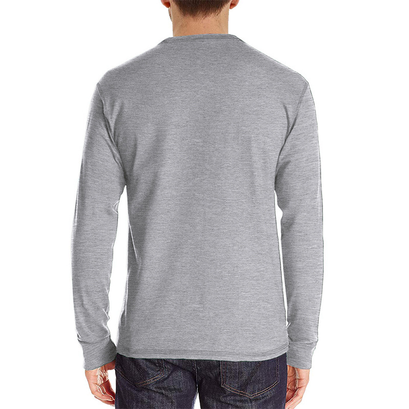 Erkek Uzun Kollu Henley Stil T - Undershirt Crew Neck incelemesi ve fiyatı